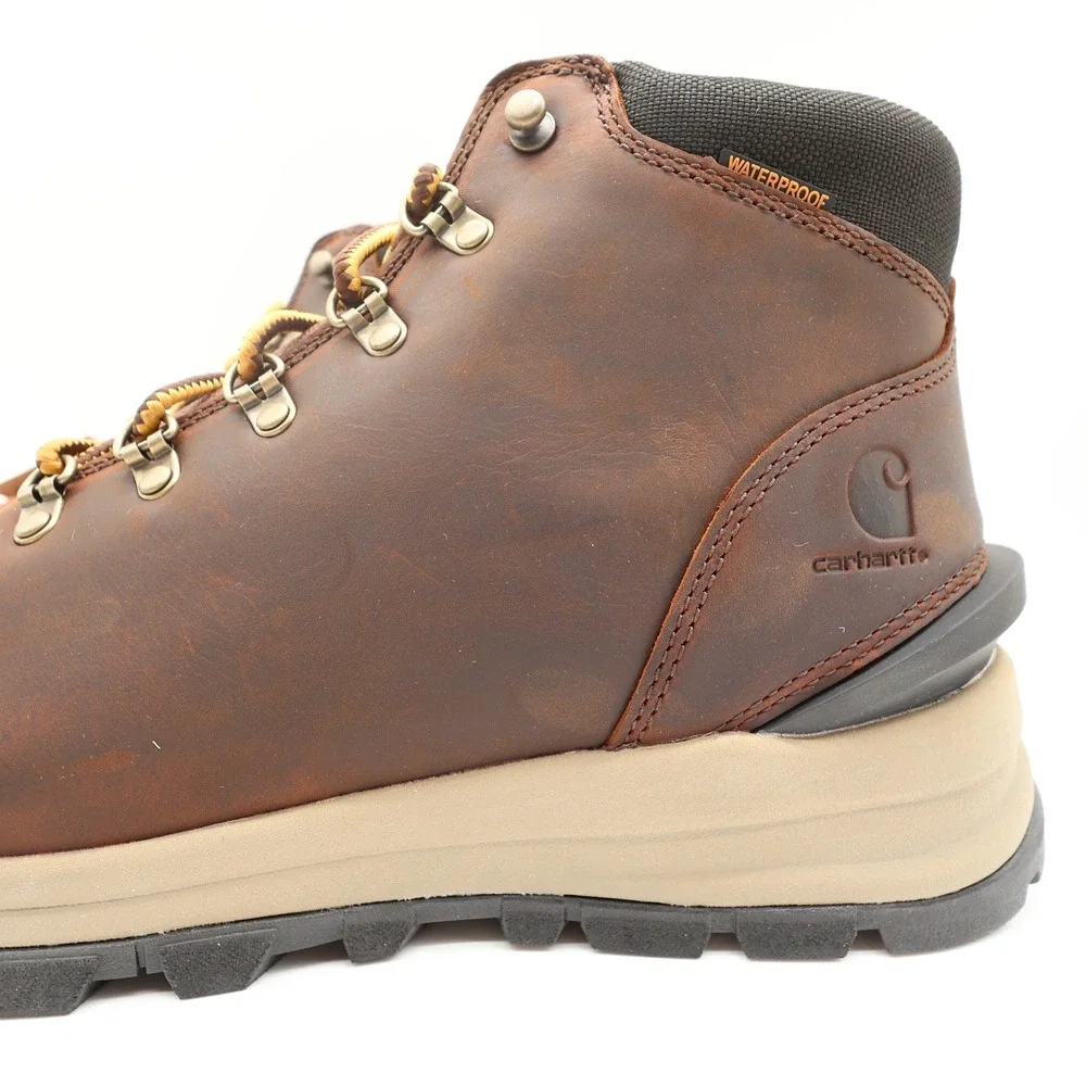 Carhartt Gilmore Work Boots Mens 12 M Brown Leather Alloy Toe Waterproof NWT